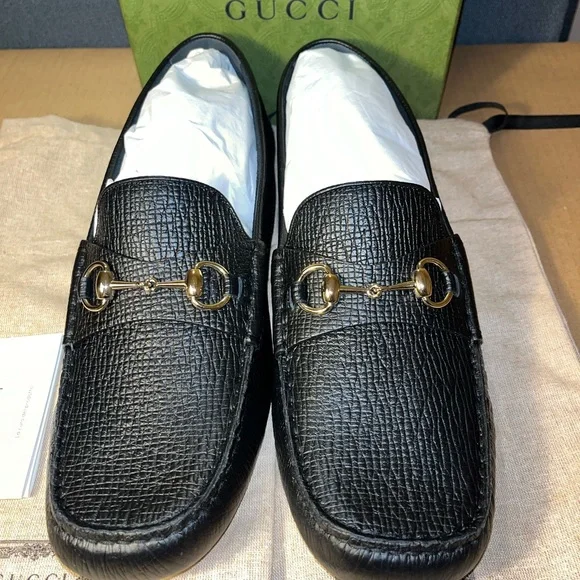 Authentic Gucci Men’s Horsebit Driver size 12.5 Gucci Suede Web Horsebit Driver Loafers Size 6.5 Men main image 3
